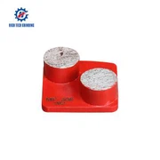 Bò kote Segments nan tèt ak RediLock pou beton ak Terrazzo Broyage